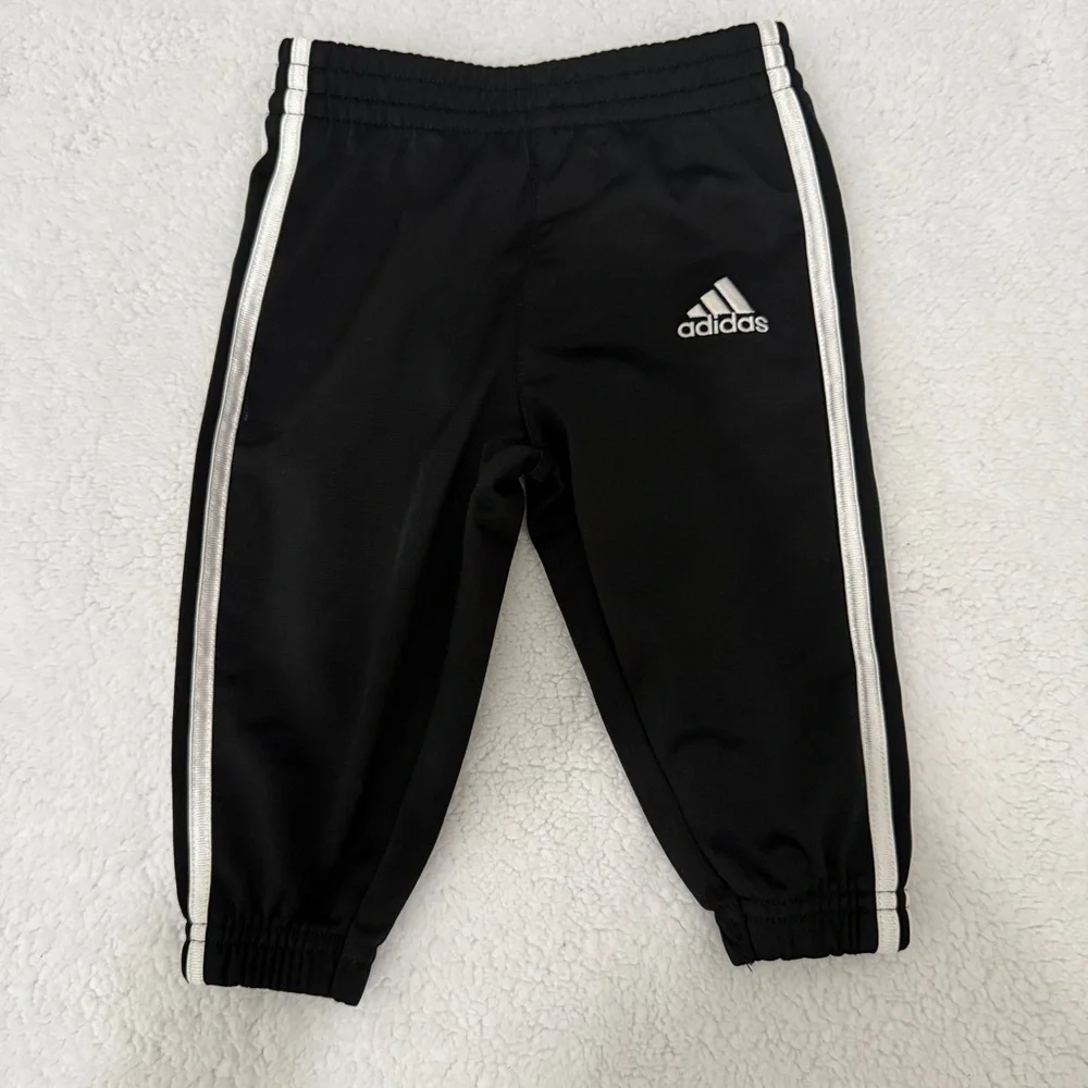🖤 Adidas Baby 3-Stripes Track Pants (6 Months) - Picture 1 of 2